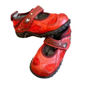 Merrell Girl’s Leather and Suede Sandals, Size 9