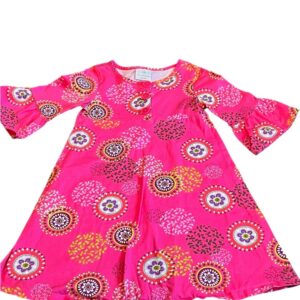 Hanna Andersson, Pink Floral Dress, Size 110cm (5)