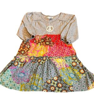Mimi & Maggie, Multicolor Patchwork Dress, Size 6X
