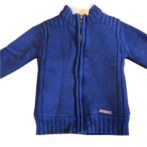 Okaidi, Boy’s Sherpa Lined Sweater, Size 4