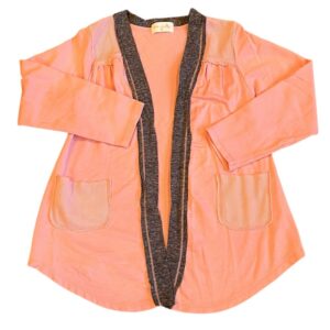 Miki Miette, Girl’s Lightweight Cardigan with Pockets, Size 6