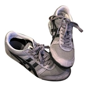 Onitsuka Tiger, Like New Gray and Black Kids Sneakers, Size 4