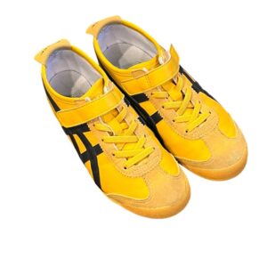 Onitsuka Tiger, Boy’s Yellow and Black “Kill Bill” Sneakers, Size 2