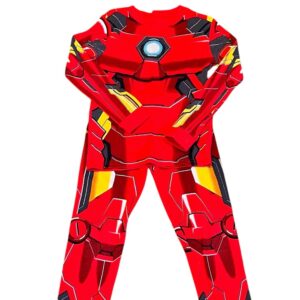 Disney Store Marvel Boy’s Iron Man Long Pajamas, Size 7