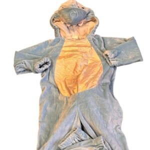 Boy’s Light Blue Zip Up Shark Pajamas/Costume, size 4T/5T
