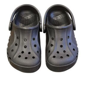 CROCS, Like New, Kids Black Sandals, Size 9