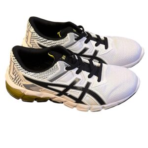 Like New, Asics Gel, Boys White Tennis Shoes, Size 2