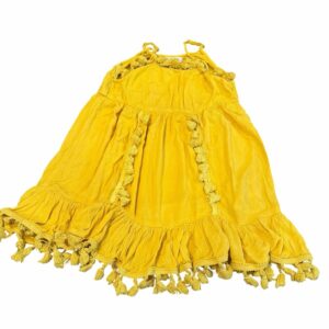 Billabong, Girls Mustard Yellow Sundress with Spaghetti Straps, Size XS