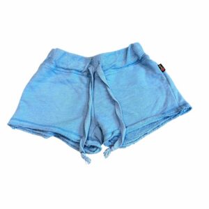 TG Love, Kids Light Blue Terry Drawstring Shorts, Size 8